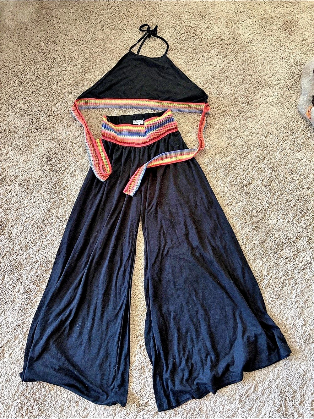 Pitusa halter top and wide leg set